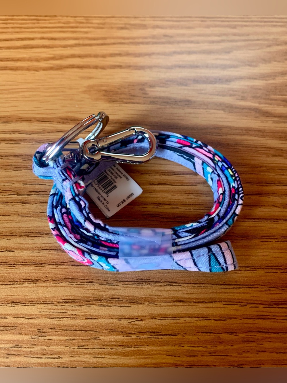 Vera Bradley Makani Paisley Iconic Lanyard NWT